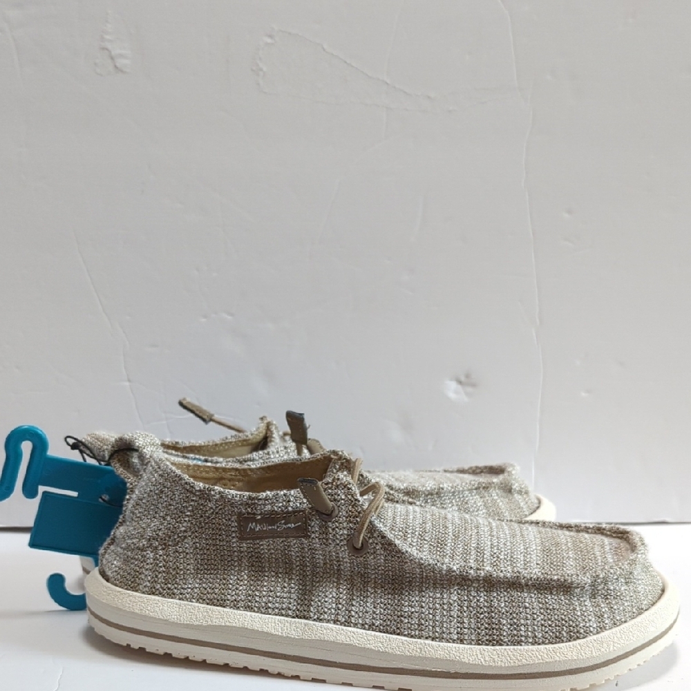Maui and Sons Men's Slip On Beach Loafers Khaki  Size 7 NEW - Picture 4 of 6